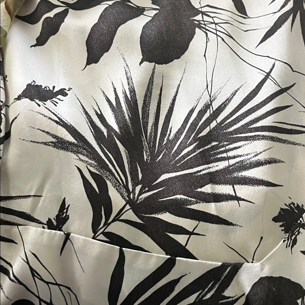 Dana Buchman Silk Floral Print Skirt - Picture 3 of 4